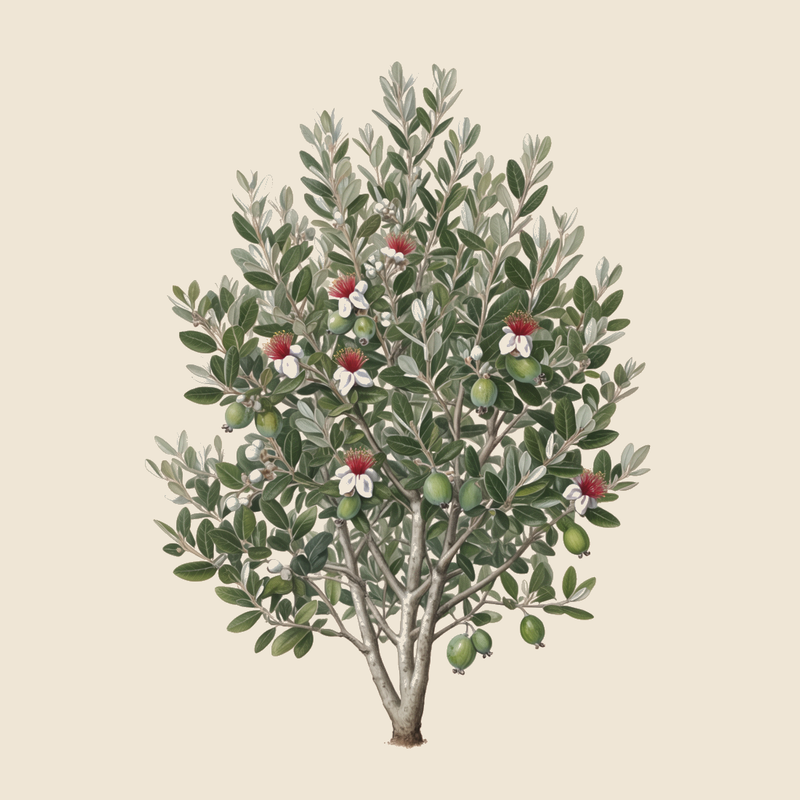 Feijoa (Acca sellowiana) — syntropic agroforestry species