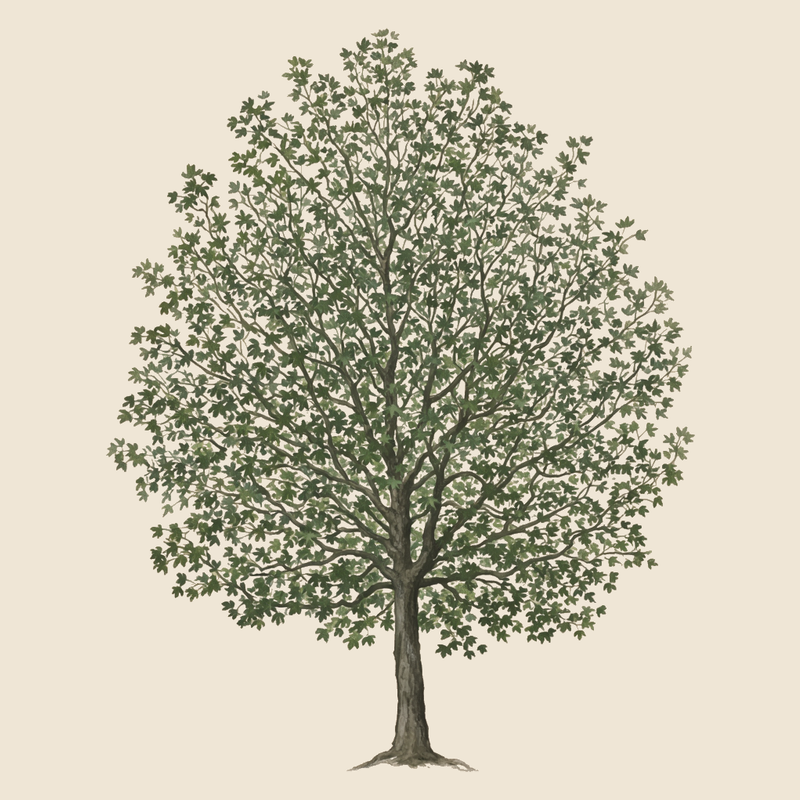 Montpellier maple (Acer monspessulanum) — syntropic agroforestry species