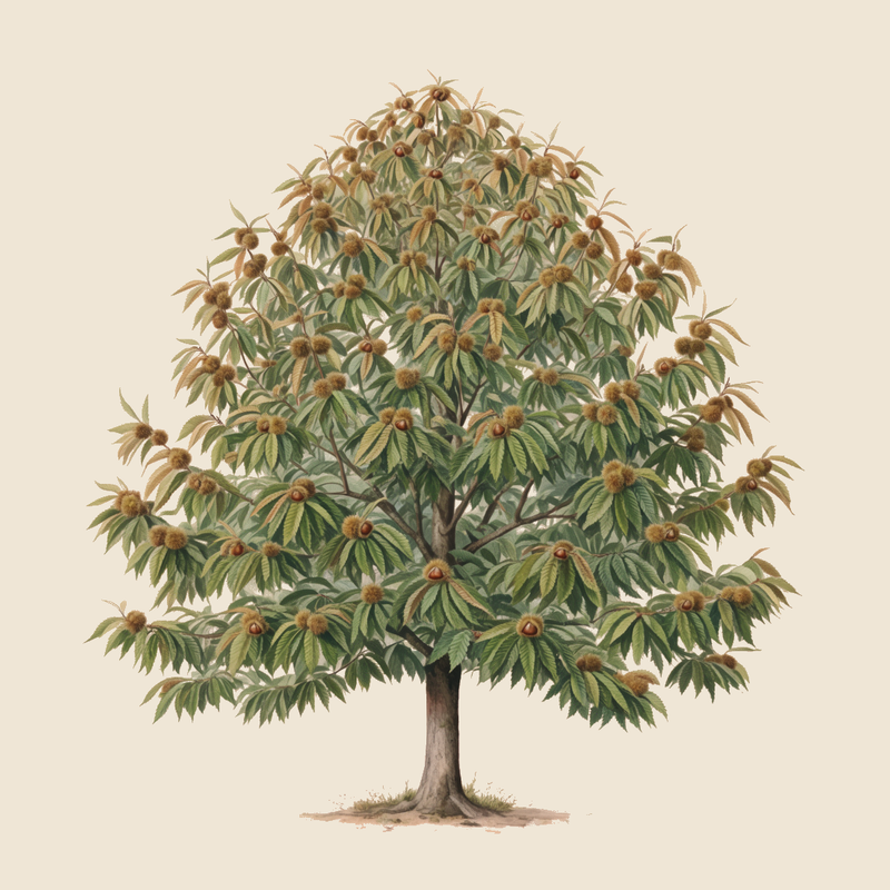 Sweet chestnut (Castanea sativa) — syntropic agroforestry species