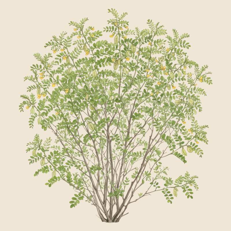 Bladder senna (Colutea arborescens) — syntropic agroforestry species
