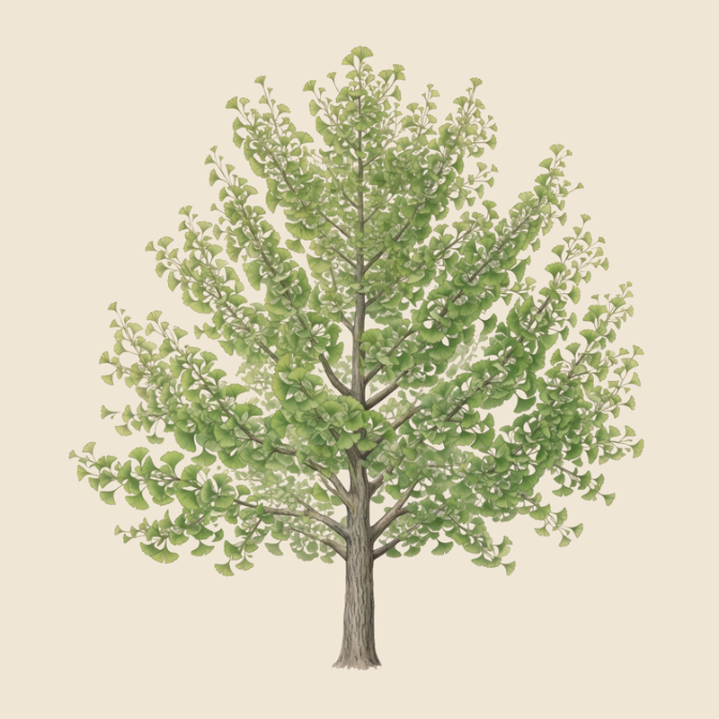 Ginkgo (Ginkgo biloba) — syntropic agroforestry species