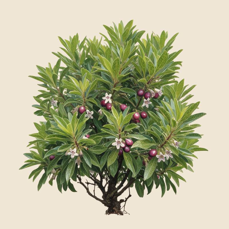 Ngaio (Myoporum laetum) — syntropic agroforestry species