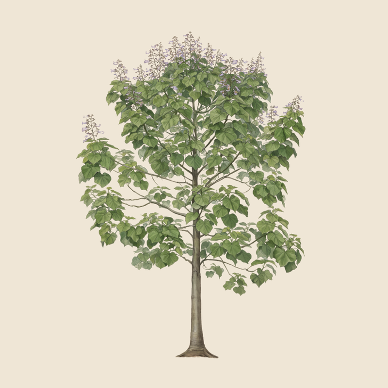 Paulownia (Paulownia elongata) — syntropic agroforestry species