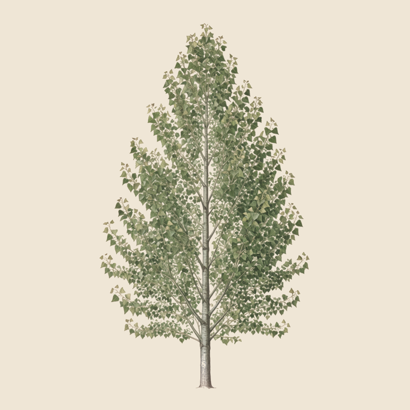 Hybrid poplar (Populus x canadensis) — syntropic agroforestry species