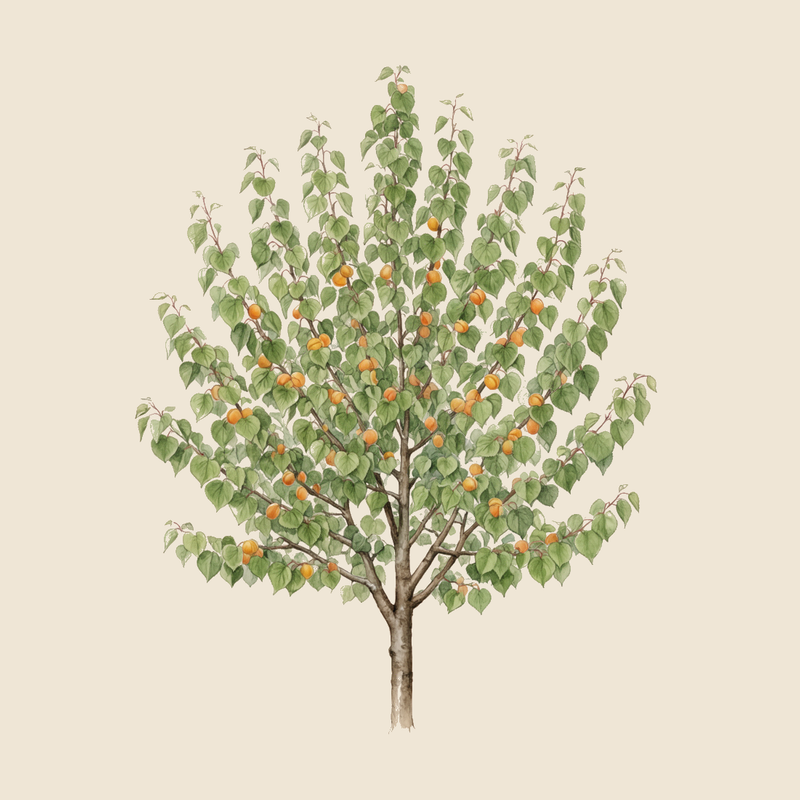Apricot (Prunus armeniaca) — syntropic agroforestry species