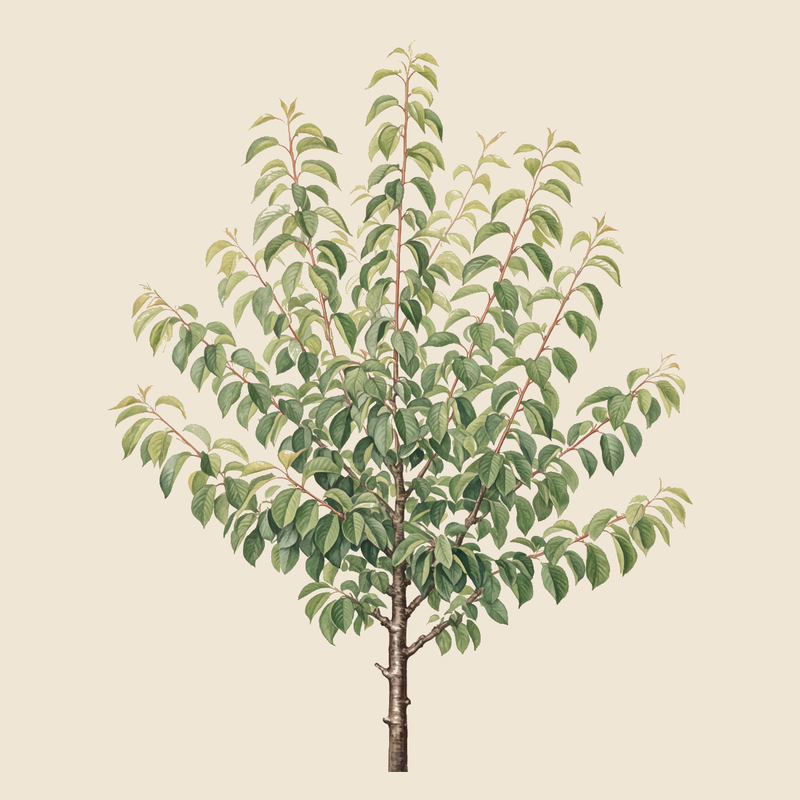 Mahaleb cherry (Prunus mahaleb) — syntropic agroforestry species